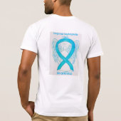 Congenitaal diaphragmatic Hernia CDH Awareness T-s T-shirt (Achterkant)
