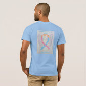 Congenitaal diaphragmatic Hernia CDH Awareness T-s T-shirt (Achterkant volledig)