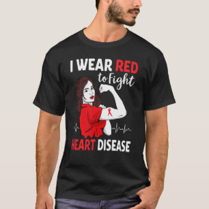 Congenitaal hartfalen Warrior Chd Awareness Wome T-shirt