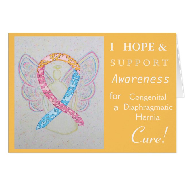 Congenitale diaphragmatic Hernia (CDH) - lintkaart (Voorkant Horizontaal)