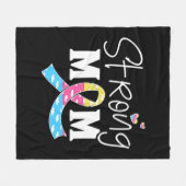 Congenitale diaphragmatica Hernia Awareness CDH Ma Fleece Deken (Voorkant (Horizontaal))