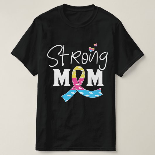 Congenitale diaphragmatica Hernia Awareness CDH Ma T-shirt (Design voorkant)