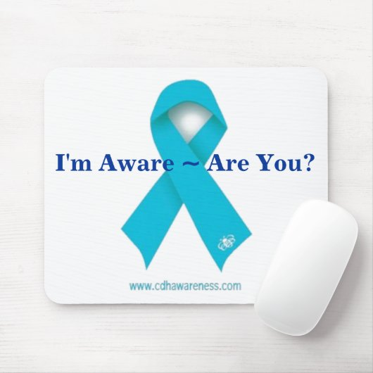 Congenitale diaphragmatica Hernia Awareness Mousep Muismat (Met muis)