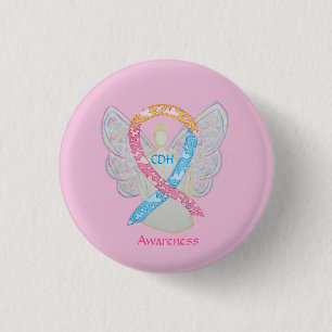 Congenitale diaphragmatica Hernia CDH Awareness Pi Ronde Button 3,2 Cm