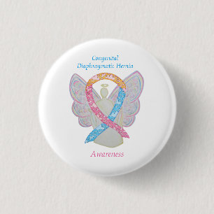Congenitale diaphragmatica Hernia CDH Awareness Pi Ronde Button 3,2 Cm