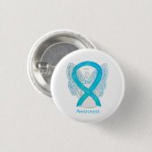 Congenitale diaphragmatica Hernia CDH Awareness Pi Ronde Button 3,2 Cm (Voorkant /achterkant)