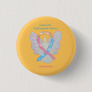 Congenitale diaphragmatica Hernia CDH Awareness Pi Ronde Button 3,2 Cm