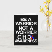 Congenitale overlevende van hartaandoening CHD War Kaart (Gele Bloem)
