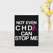 Congenitale overlevende van hartaandoening CHD War Kaart (Gele Bloem)