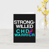 Congenitale overlevende van hartaandoening CHD War Kaart (Gele Bloem)