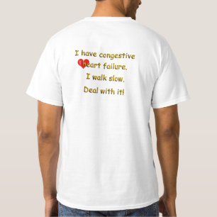 Congestief hartfalen t-shirt