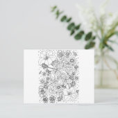 Conglomeratie van bloemen briefkaart (Staand voorkant)