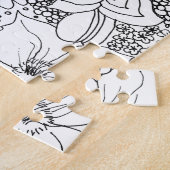 Conglomeratie van bloemen legpuzzel (Zijkant)