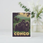 Congo Africa Vintage Travel Briefkaart (Staand voorkant)