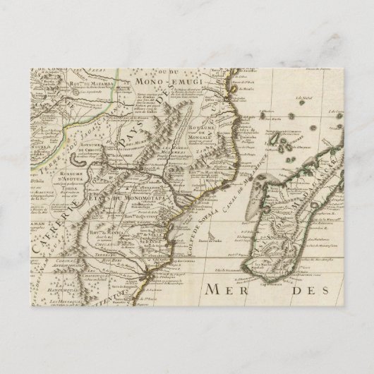 Congo, Afrika Briefkaart (Voorkant)