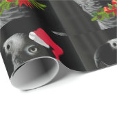 Congo-Afrikaans grijs kerstfeest Cadeaupapier (Rol Hoek)
