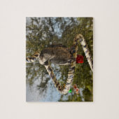 Congo-Afrikaanse grijs op een vleugel Legpuzzel (Verticaal)