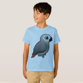 Congo-Afrikaanse grijs T-shirt (Voorkant volledig)