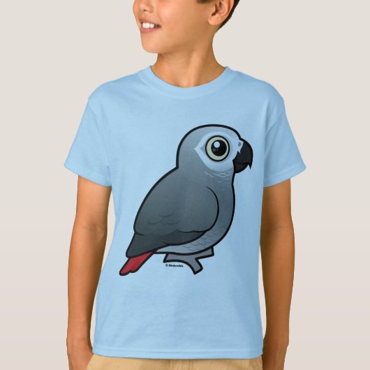 Congo-Afrikaanse grijs T-shirt (Voorkant)