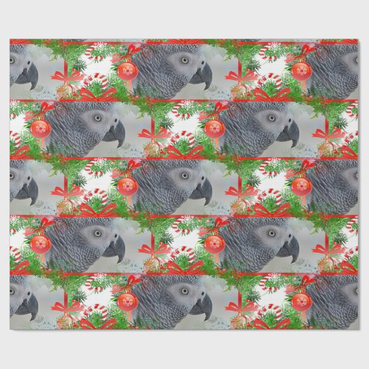 Congo-Afrikaanse grijze kerst Cadeaupapier (Vlak)