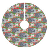 Congo-Afrikaanse grijze kerst Kerstboom Rok (Voorkant)