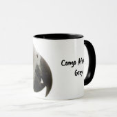 Congo-Afrikaanse grijze Mok (Voorkant rechts)