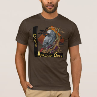 Congo-Afrikaanse grijze T-Shirt