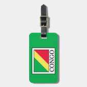 Congo-Brazzaville Bagagelabel (Voorkant verticaal)