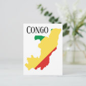 Congo-Brazzaville Briefkaart (Staand voorkant)