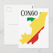 Congo-Brazzaville Briefkaart (Voorkant / Achterkant)