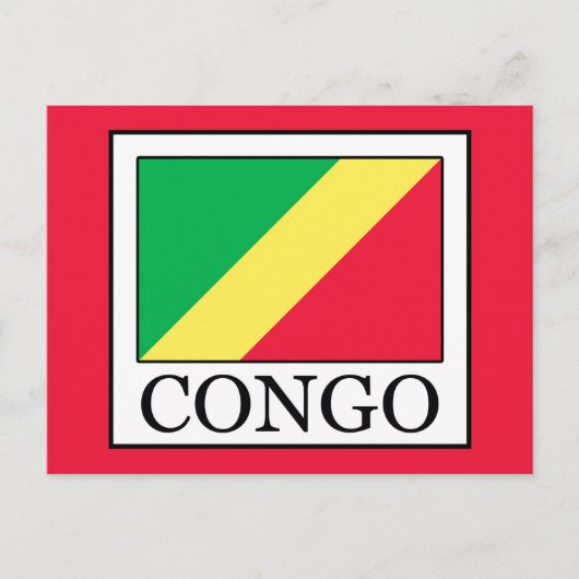 Congo-Brazzaville Briefkaart (Voorkant)