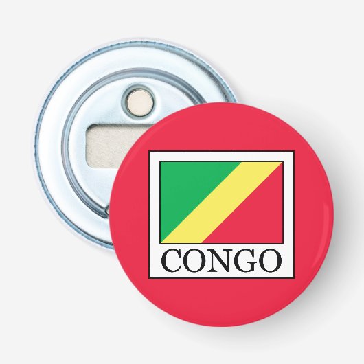 Congo-Brazzaville Button Flesopener (Voorkant)