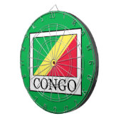 Congo-Brazzaville Dartbord (Voorkant Rechts)