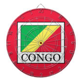 Congo-Brazzaville Dartbord (Voorkant)