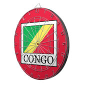 Congo-Brazzaville Dartbord (Voorkant Rechts)