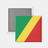 Congo-Brazzaville Flag Magnet (Voorkant / Achterkant)
