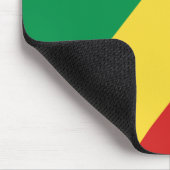 Congo-Brazzaville Flag Mousepad Muismat (Hoek)
