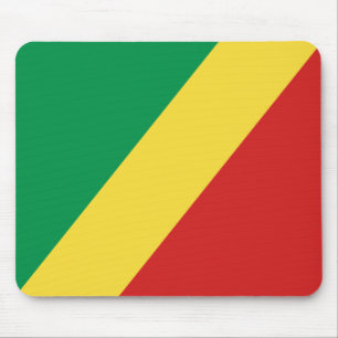 Congo-Brazzaville Flag Mousepad Muismat