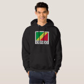 Congo-Brazzaville Hoodie (Voorkant volledig)