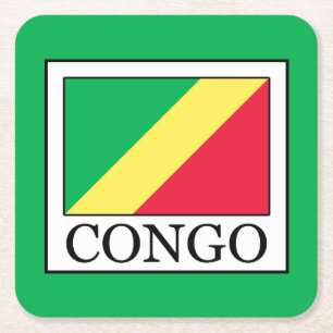 Congo-Brazzaville Kartonnen Onderzetters