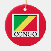 Congo-Brazzaville Keramisch Ornament (Voorkant)