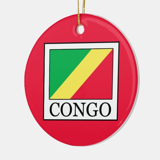 Congo-Brazzaville Keramisch Ornament (Links)