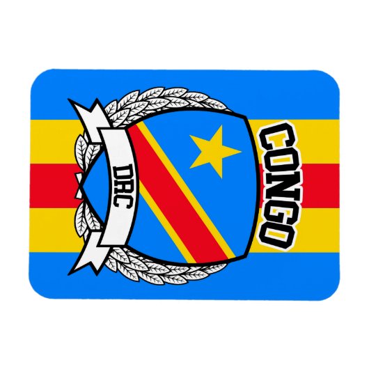 Congo-Brazzaville Magneet (Horizontaal)