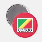 Congo-Brazzaville Magneet (Voorkant / Achterkant)