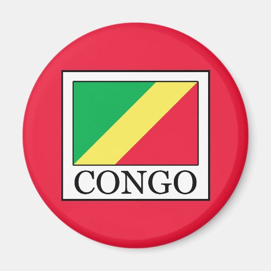Congo-Brazzaville Magneet (Voorkant)