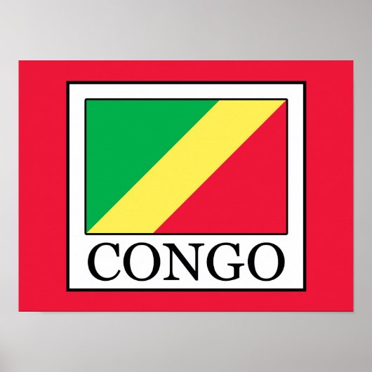 Congo-Brazzaville Poster (Voorkant)