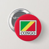 Congo-Brazzaville Ronde Button 5,7 Cm (Voorkant /achterkant)