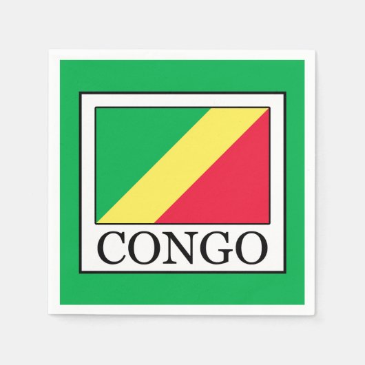 Congo-Brazzaville Servet (Voorkant)