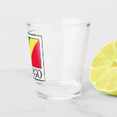 Congo-Brazzaville Shot Glas (Rechts)