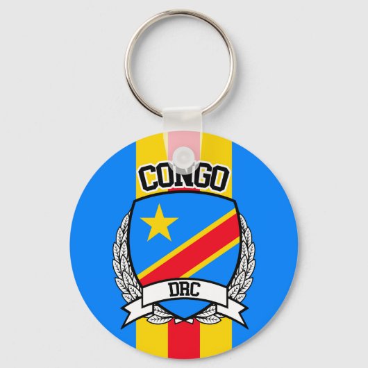 Congo-Brazzaville Sleutelhanger (Voorkant)